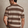 LineCraft contrast-color polo detail