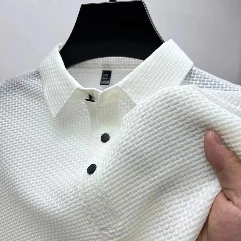 CoreFlex men's polo shirt product detail