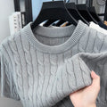 CableCore solid-color cotton knit T-shirt