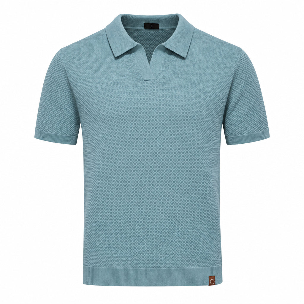 AirKnit men's breathable short-sleeve polo