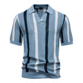 RibbedLine loose-fit knit polo